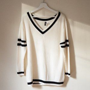Oversized Varsity Sweater